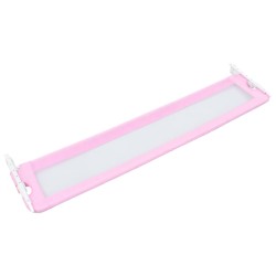 vidaXL Sponde Letto di Sicurezza per Bambini Rosa 180x42cm Poliestere