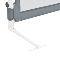 vidaXL Sponde Letto di Sicurezza Bambini Grigio 180x42cm Poliestere