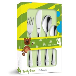 Amefa Set di Posate per Bambini 4 pz Teddy