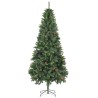 vidaXL Albero di Natale Artificiale con Pigne Verde 210 cm