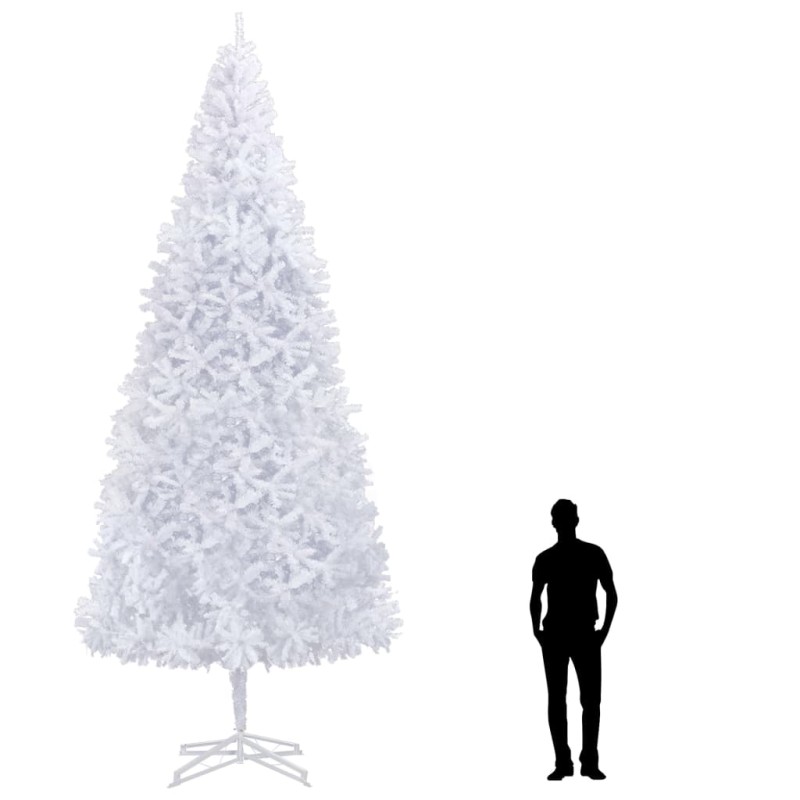 vidaXL Albero di Natale Artificiale 500 cm Bianco 