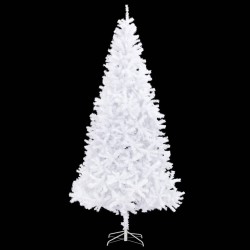 vidaXL Albero di Natale Artificiale 300 cm Bianco 