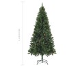 vidaXL Albero di Natale Artificiale con Pigne Verde 180 cm