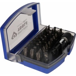 BRILLIANT TOOLS Set di Punte per Cacciavite 32 pz 1/4" in Acciaio 