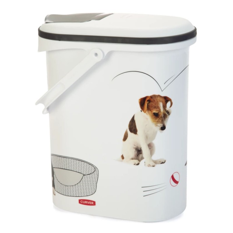 Curver Contenitore Cibo per Animali Motivo Cane 10L 