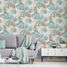 DUTCH WALLCOVERINGS Carta da Parati Motivo Foglie di Monstera Verde