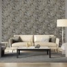 DUTCH WALLCOVERINGS Carta da Parati Motivo Marmo Grigio e Oro