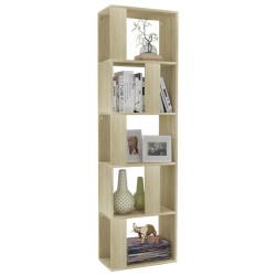 vidaXL Libreria/Divisorio Rovere Sonoma 45x24x159 cm Legno ingegnerizzato