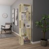 vidaXL Libreria/Divisorio Rovere Sonoma 45x24x159 cm Legno ingegnerizzato