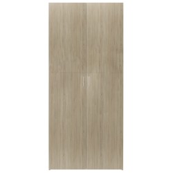 vidaXL Scarpiera Rovere Sonoma 80x35,5x180 cm in Truciolato