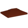 vidaXL Copertura Superiore Gazebo a 2 Strati 310g/m² 4x3m Terracotta