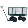 vidaXL Carrello a Mano da Giardino Verde 350 kg