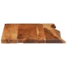 vidaXL Piano per Vanità Bagno in Massello di Acacia 80x52x3,8 cm