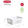 Curver Set Contenitori con Coperchio Infinity 4 pz 11L+17L Bianco