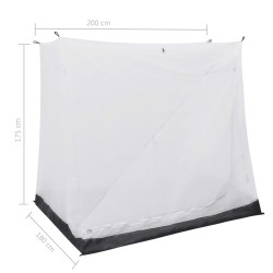 vidaXL Tenda Interna Universale Grigia 200x180x175 cm