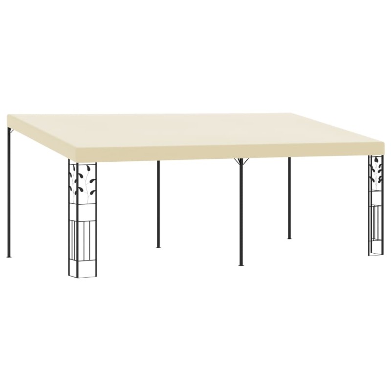 vidaXL Gazebo a Parete 6x3x2,5 m Crema