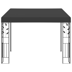 vidaXL Gazebo a Parete 3x3x2,5 m Antracite