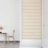 Pannelli Murali 12 pz Crema 90x15 cm Velluto 1,62 m²