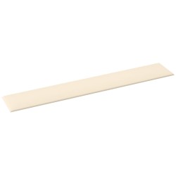 Pannelli Murali 12 pz Crema 90x15 cm Velluto 1,62 m²