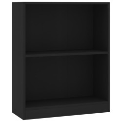 vidaXL Libreria Nera 60x24x74,5 cm in Legno ingegnerizzato