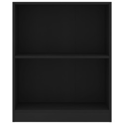 vidaXL Libreria Nera 60x24x74,5 cm in Legno ingegnerizzato