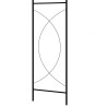 vidaXL Arco da Giardino Nero 150x34x240 cm in Ferro 