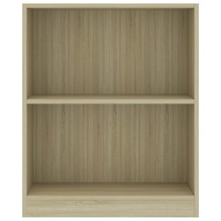 vidaXL Libreria Rovere Sonoma 60x24x74,5 cm in Legno ingegnerizzato