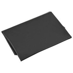 vidaXL Fodera per Sabbiera Nera 120x110 cm