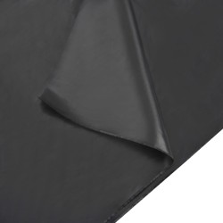 vidaXL Fodera per Sabbiera Nera 120x110 cm