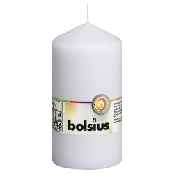 Bolsius Candele Moccoli 8 pz 130x68 mm Bianche