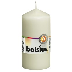 Bolsius Candele Moccoli 10 pz 120x58 mm Avorio