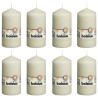 Bolsius Candele Moccoli 8 pz 130x68 mm Avorio