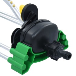 vidaXL Irrigatore Oscillante con 18 Getti