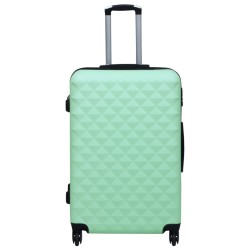 vidaXL Set Valigie Trolley a Custodia Rigida 3 pz Menta in ABS