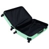 vidaXL Set Valigie Trolley a Custodia Rigida 3 pz Menta in ABS