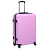 vidaXL Set Valigie Trolley a Custodia Rigida 3 pz Rosa in ABS