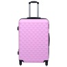 vidaXL Set Valigie Trolley a Custodia Rigida 3 pz Rosa in ABS