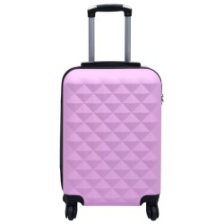 vidaXL Trolley a Custodia Rigida Rosa ABS