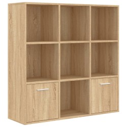 vidaXL Libreria Effetto Rovere Sonoma 98x30x98 cm in Truciolato