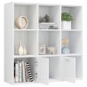 vidaXL Libreria Bianco Lucido 98x30x98 cm in Truciolato