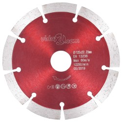 vidaXL Dischi da Taglio Diamantati 2 pz in Acciaio 125 mm