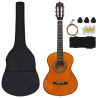 vidaXL Set Chitarra Classica per Bambini e Principianti 8 pz 1/2 34"