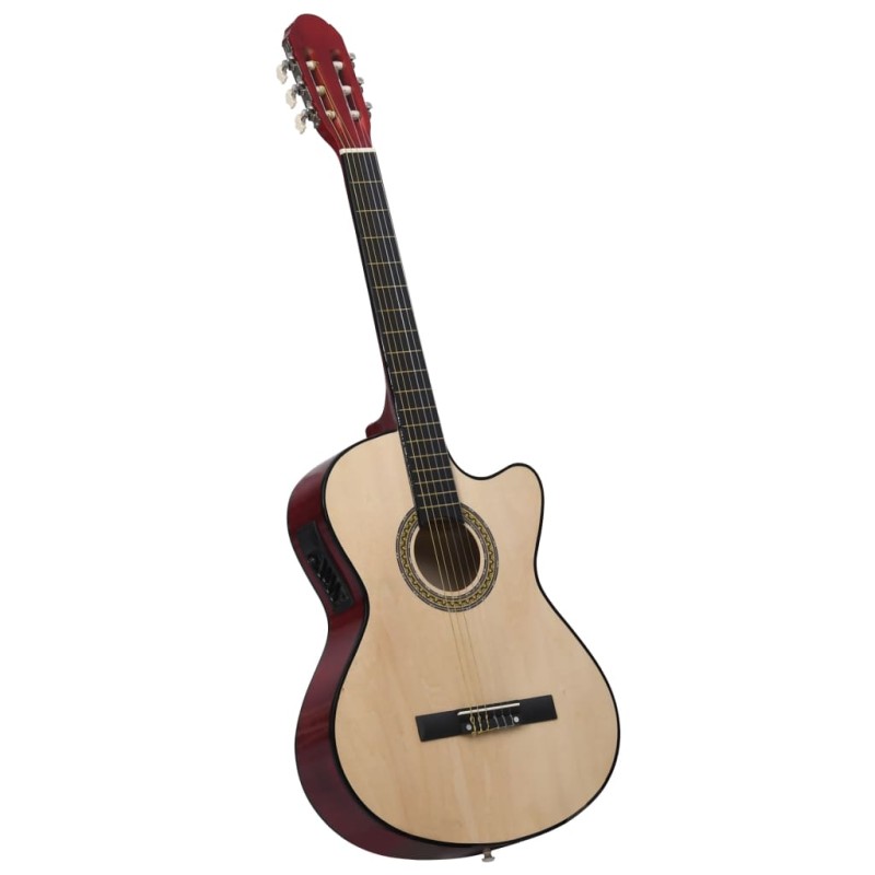 vidaXL Chitarra Classica Western Cutaway con Equalizzatore e 6 Corde    