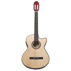 vidaXL Chitarra Classica Western Cutaway con Equalizzatore e 6 Corde    