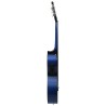 vidaXL Chitarra Classica Western con Equalizzatore e 6 Corde Blu   