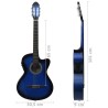 vidaXL Chitarra Classica Western con Equalizzatore e 6 Corde Blu   