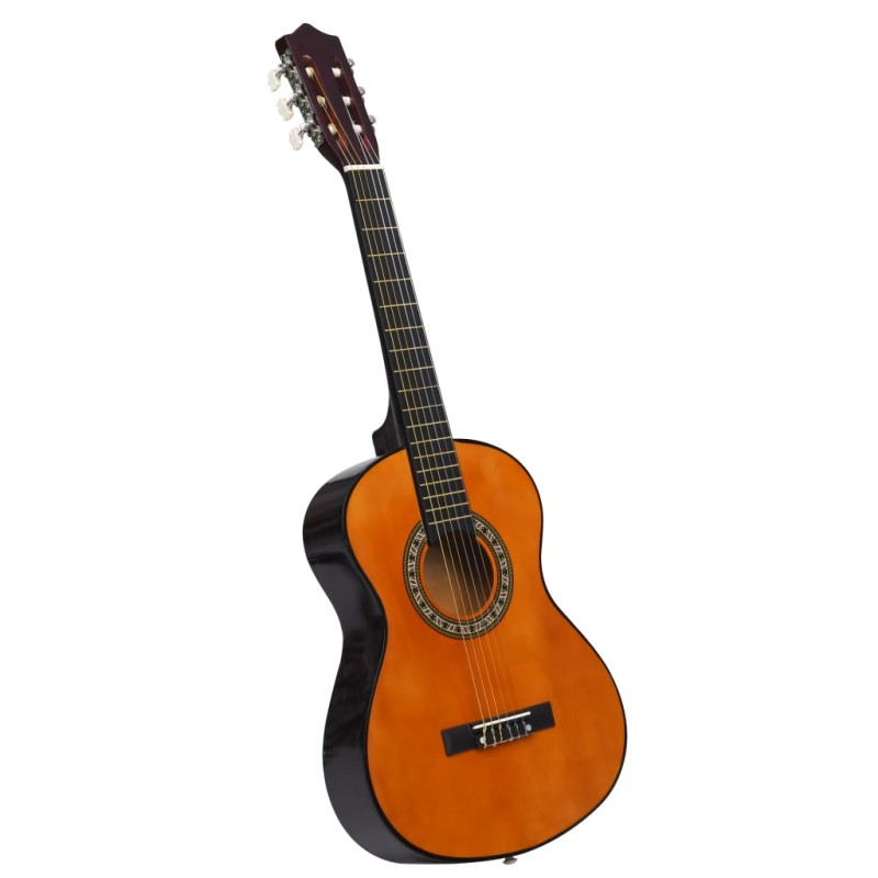 vidaXL Chitarra Classica per Principianti e Bambini 1/2 34" in Tiglio