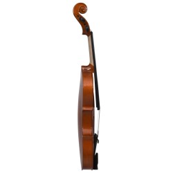 vidaXL Set Completo Violino con Arco e Mentoniera Legno Scuro 4/4