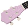 vidaXL Set Ukulele Soprano con Borsa per Bambini Rosa 21"     