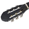 vidaXL Chitarra Classica Western con Equalizzatore e 6 Corde Nera